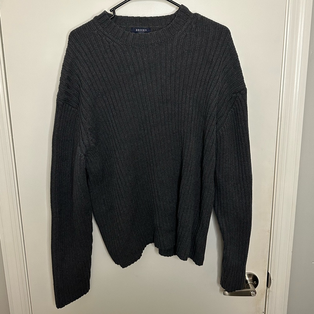 ✨ VINTAGE ✨ Brooks Sport SUPER Thick Sweater Size XL.